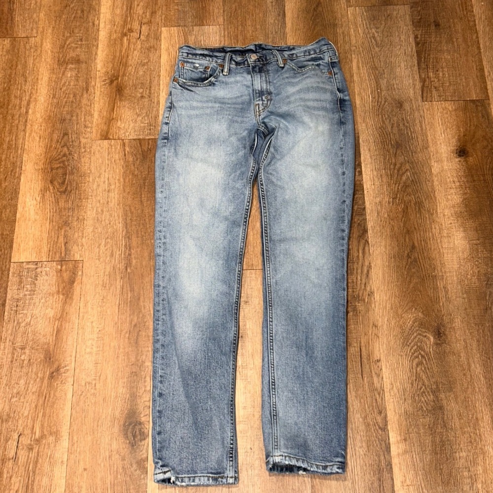 Levis 511 Slim Fit Jeans Light Wash Denim Mens 30x32 Blue 04511-2306